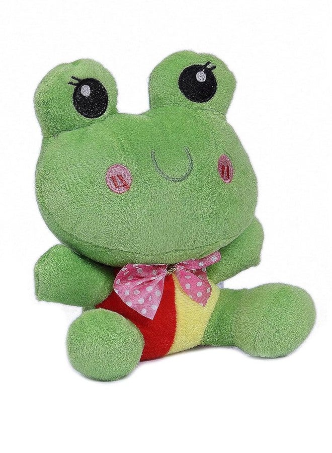 DearJoy Naughty Frog Soft Toy - Green, 25cm - Image 1